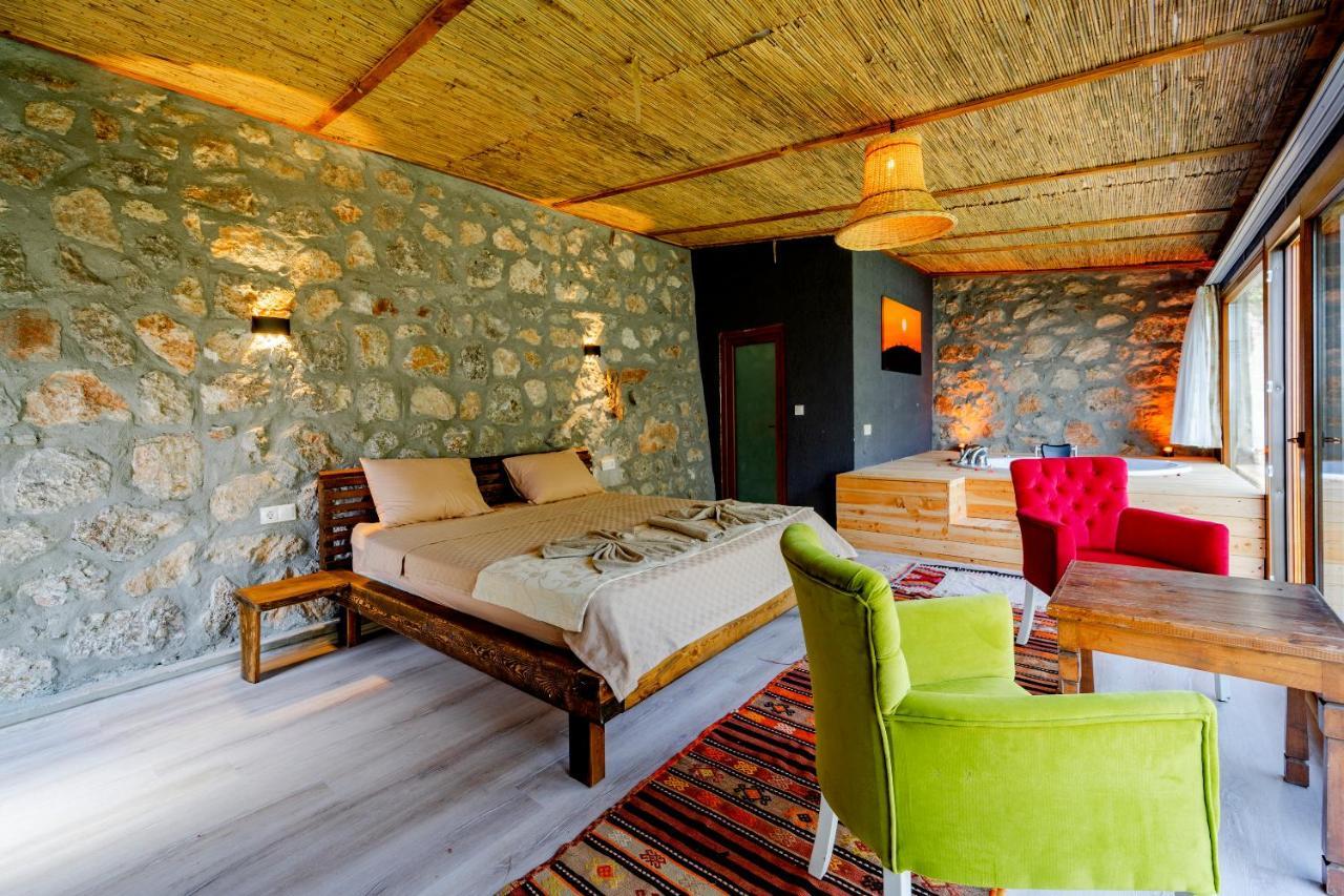 Manzara Bungalow Bed and Breakfast Fethiye Exterior foto