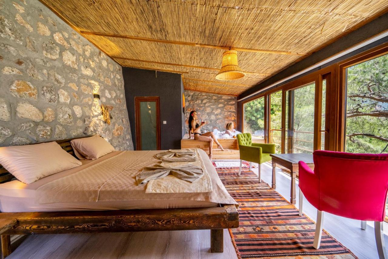 Manzara Bungalow Bed and Breakfast Fethiye Exterior foto